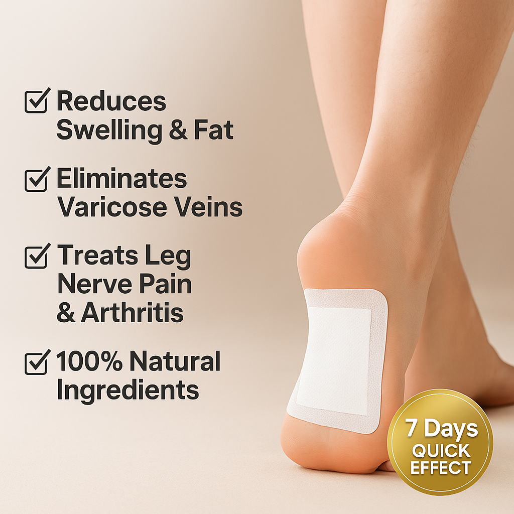 Bee Venom Lymphatic Drainage & Slimming Foot Patches (10 Patches) 🌿👣