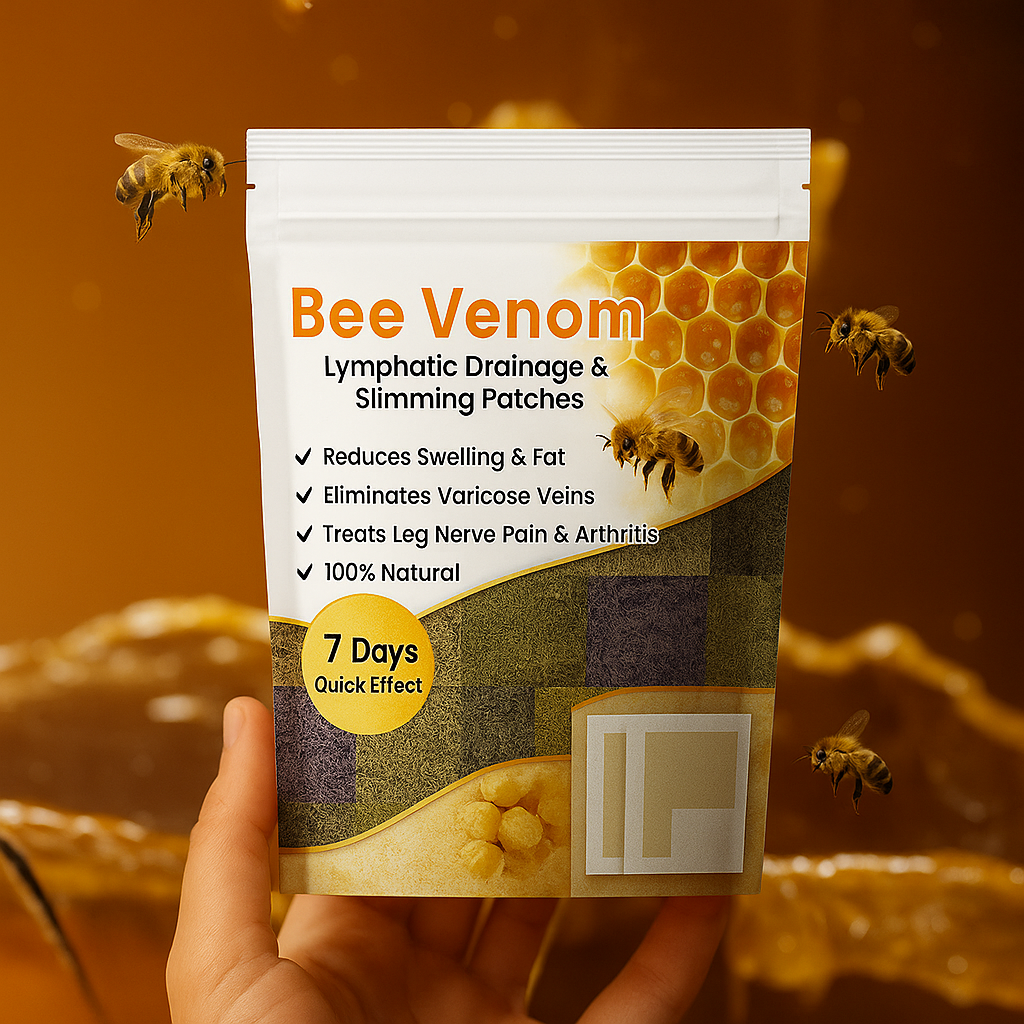 Bee Venom Lymphatic Drainage & Slimming Foot Patches (10 Patches) 🌿👣